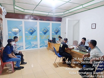 Polsek Siantar Timur Respon Cepat Cek TKP Penarikan Paksa Mobil di Jalan Sentosa Bawah