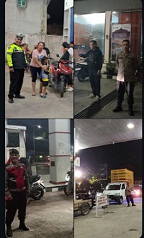 Polres Tanjung Balai secara intensif melaksanakan pengamanan di sejumlah Stasiun Pengisian Bahan Bakar Umum (SPBU)