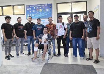 Tersangka curanmor dan pengerusakan bernama Panjol yang ditangkap Polres Pelabuhan Belawan. (Foto Ist)