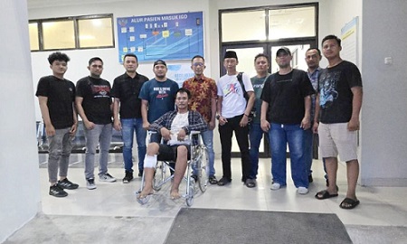 Tersangka curanmor dan pengerusakan bernama Panjol yang ditangkap Polres Pelabuhan Belawan. (Foto Ist)