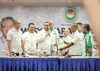 Ihwan Ritonga terpilih secara aklamasi sebagai Ketua DPW APPSI Sumut periode 2026-2031 dalam Musyawarah Wilayah (Muswil) yang digelar di Hotel Grand Antares, Medan (Foto Ist)