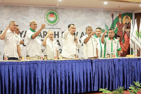 Ihwan Ritonga terpilih sebagai Ketua APPSI Sumut diapreasi DPC Macan Asia Indonesia (MAI) Kota Medan. (Foto Ist)
