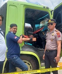 Kapolsek Bosar Maligas IPTU Sonni G Silalahi, S.H pimpin cek TKP