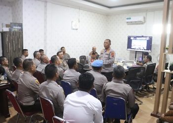 Kapolres Simalungun AKBP Marganda Aritonang, S.I.K. S.H. M.M  Gelar Anev Kamtibmas Dengan PJU dan Kapolsek Jajaran 