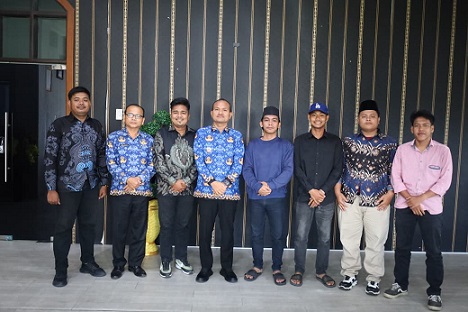 Wali Kota Tanjungbalai Mahyaruddin Salim menerima audiensi GARUDA-SU
