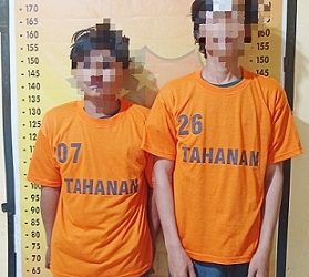 kedua pelaku, LS dan RH