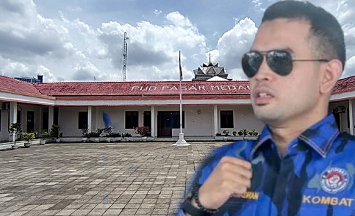 Dirut PUD Pasar Kota Medan Anggia Ramadhan - Ketua Pansus LKPJ Drs Godfried Effendi Lubis. (Foto Ist)