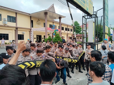 Polres Pematangsiantar Gelar Sispam Mako Kesiap Siagaan Personil Hadapi Unras