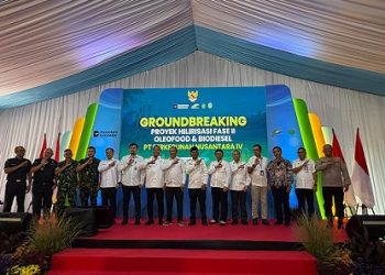 Kapolres Simalungun, AKBP Marganda Aritonang, S.I.K. S.H. M.M hadiri kegiatan Groundbreaking Program Hilirisasi Perkebunan Fase II Oleo Food dan Biodiesel PT. Perkebunan Nusantara IV