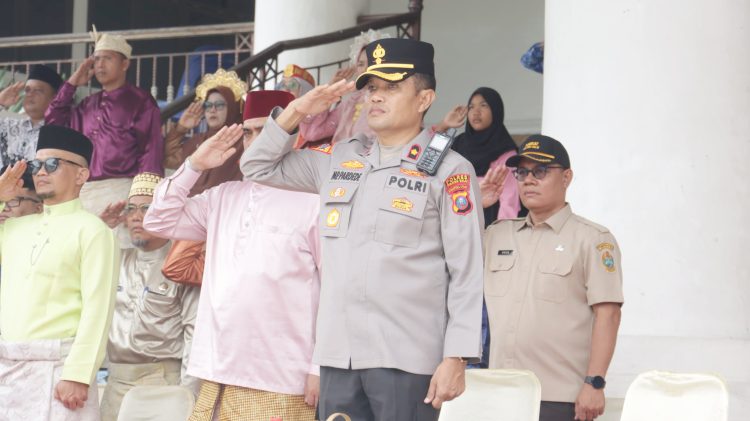 Wakapolres Tanjungbalai Kompol MP. Pardede Hadiri Upacara Hardiknas Tahun 2026