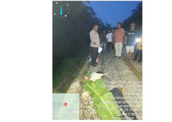 Jenajah korban saat di TKP
