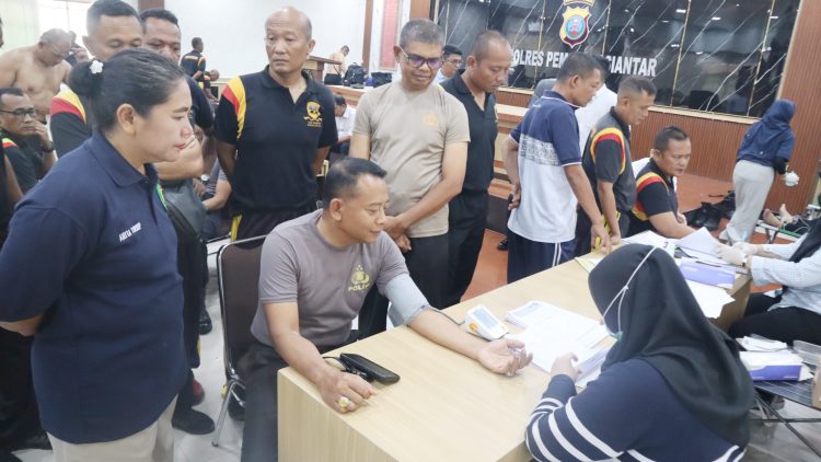 Waka Polres Pematangsiantar KOMPOL Budiono Saputro S.H., M.H saat ikuti Rikkesla Biddokkes Polda Sumut Tahun 2026
