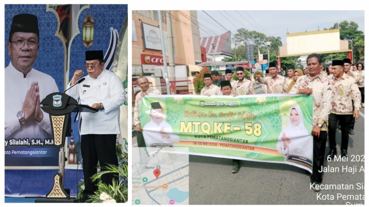 Wali Kota Pematangsiantar Wesly Silalahi SH MKn menghadiri Pembukaan MTQN ke-58 Tingkat Kota Pematangsiantar Tahun 2026