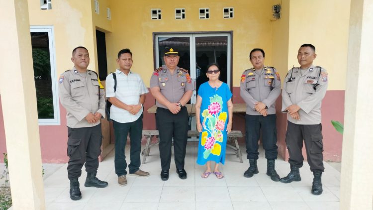 Kapolseķ Sianțar Marihat AKP David Eka Putra SH melaksanakan pengecekan dan monitoring Polsubsektor dan Mesin Pipil Jagung