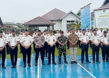 Polres Tanjung Balai Hadiri Ikrar Bersih Bersama di Lapas Kelas II B TBA