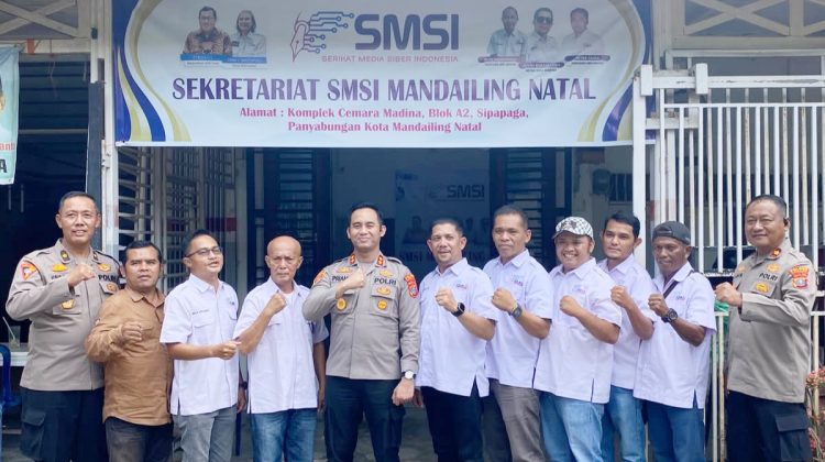 Kapolres Madina AKBP Bagus Priandy SIK. M.Si kunjungi Kantor SMSI Madina