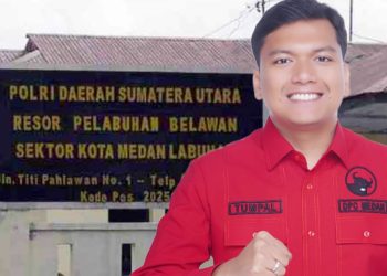 Tokoh muda Sumut, Tumpal Utrecht Napitupulu - Polsek Medan Labuhan. (Foto Ist)