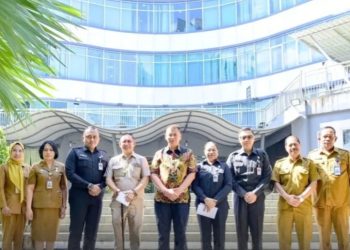 Ketua DPRD Medan Drs Wong Cun Sen saat menerima kunjungan Kuliah Kerja Profesi (KKP) Serdik Sespimmen Polri Tahun 2026 dipimpin Brigjen Pol Mardiaz Kusin Dwihanto. (Foto Ist)