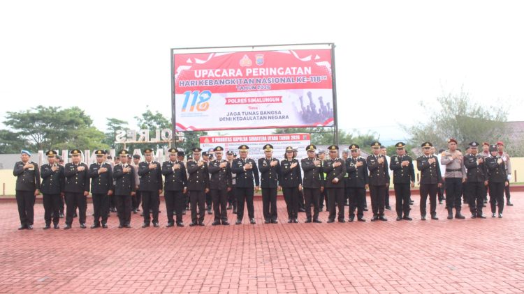 Wakapolres Simalungun KOMPOL Imam Alriyuddin, S.H. M.H pimpin upacara Harkitnas Ke-118 Tahun 2026