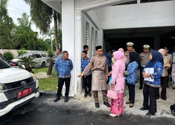 Wakil Wali Kota Tanjung Balai Muhammad Fadly Abdina Cek Kepatuhan Pajak Kendaraan Dinas