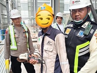 pelaku MH saat diamakan