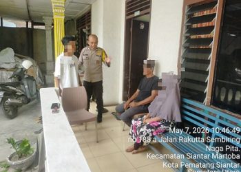 Bhabinkamtibmas Kelurahan Nagapita Aiptu Reynold Budiman Purba selesaikan dugaan tindak pidana Penganiayaan ringan dan Pengerusakan Ladang Jagung dengan problem solving