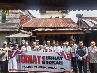 Sat Reskrim Polres Tanjung Balai Dekati Masyarakat Melalui Jumat Curhat,
