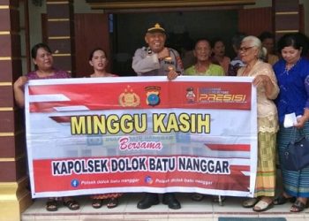 Polsek Dolok Batu Nanggar Polres Simalungun laksanakan Minggu Kasih