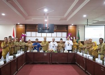 Wakil Wali Kota Tanjung Balai Muhammad Fadly Abdina hadiri rapat koordinasi bersama Pertamina, BPS, OPD terkait dan Camat