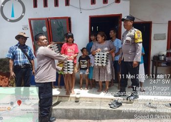 Bhabibkamitbmas Polsek Siantar Martoba Monitoring Distribusi MBG di Panti Asuhan LKS Thabita Care
