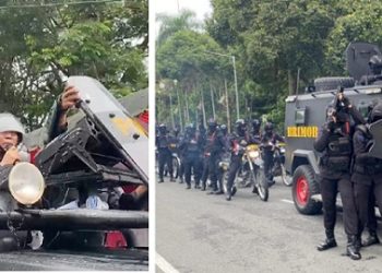 Danki 2 Batalyon B Sat Brimob Polda Sumut AKP Laurensius Siahaan SH dan 120 Personil Ikuti Simulasi Sispam Kota Polres Pematangsiantar