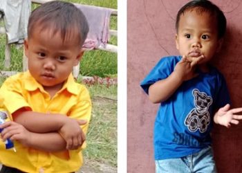 Gavi Barasa anak berusia 3 tahun asal Dusun Sitapongan Desa Sion Sibulbulon, Kecamatan Parlilitan, Kabupaten Humbahas yang hilang selama 4 bulan. (Foto Ist)