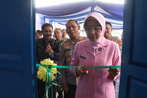 Kapolres Simalungun AKBP Marganda Aritonang, S.H. S.I.K. M.M Resmikan SPPG Kemala Bhayangkari 3 Dame Raya