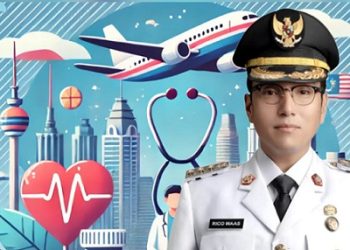 Wali Kota Medan Rico Waas ke luar negeri. (Foto Ist)
