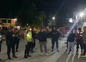 Polres Pematangsiantar Bersama Kompi 2 Batalyon B Sat Brimob Polda Sumut Gelar Patroli BLP Antisipasi Guantibmas