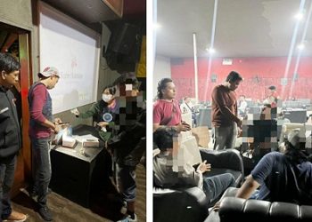 Kasat Resnarkoba AKP Irwanta Sembiring SH. MH pimpin razia Tempat Hiburan Malam