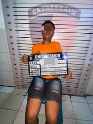 Pelaku Curanmor trail yang diringkus polisi. (Foto Ist)