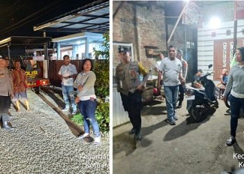 Kapolsek Siantar Utara AKP Jahrona Sinaga SH pimpin langsung patroli Blue Lihgt Patrol (BLP)