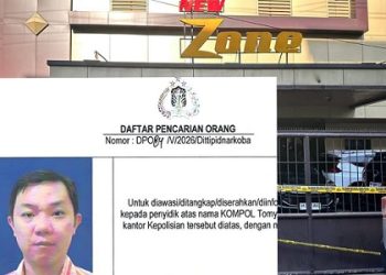 Eddy alias Awie, bos New Zone Medan masuk DPO Mabes Polri. (Foto Ist)