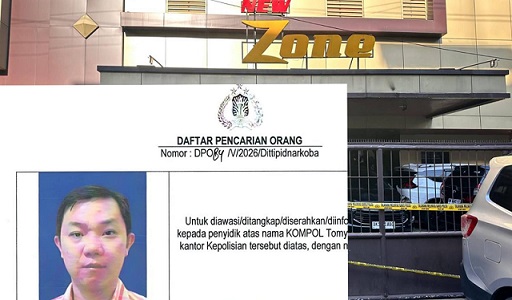 Eddy alias Awie, bos New Zone Medan masuk DPO Mabes Polri. (Foto Ist)
