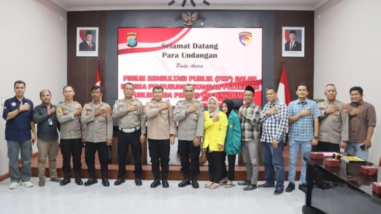 Polres Tanjung Balai Gelar Forum Konsultasi Publik