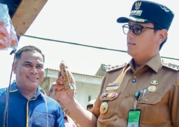 Pansus Aset DPRD Kota Medan, Saipul Bahri - Wali Kota Medan, Rico Tri Putra Bayu Waas. (Foto Ist)