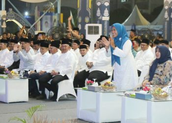 Wakil Wali Kota Pematangsiantar Herlina menghadiri Pembukaan MTQN ke-40 Tingkat Provinsi Sumut Tahun 2026 di Lapangan Astaka Pancing, Jalan Willem Iskandar Pasar V Kenangan Baru Kecamatan Percut Sei Tuan Kabupaten Deliserdang
