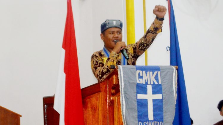 Ketua GMKI PSS, Yova Ivo Cordiaz Purba