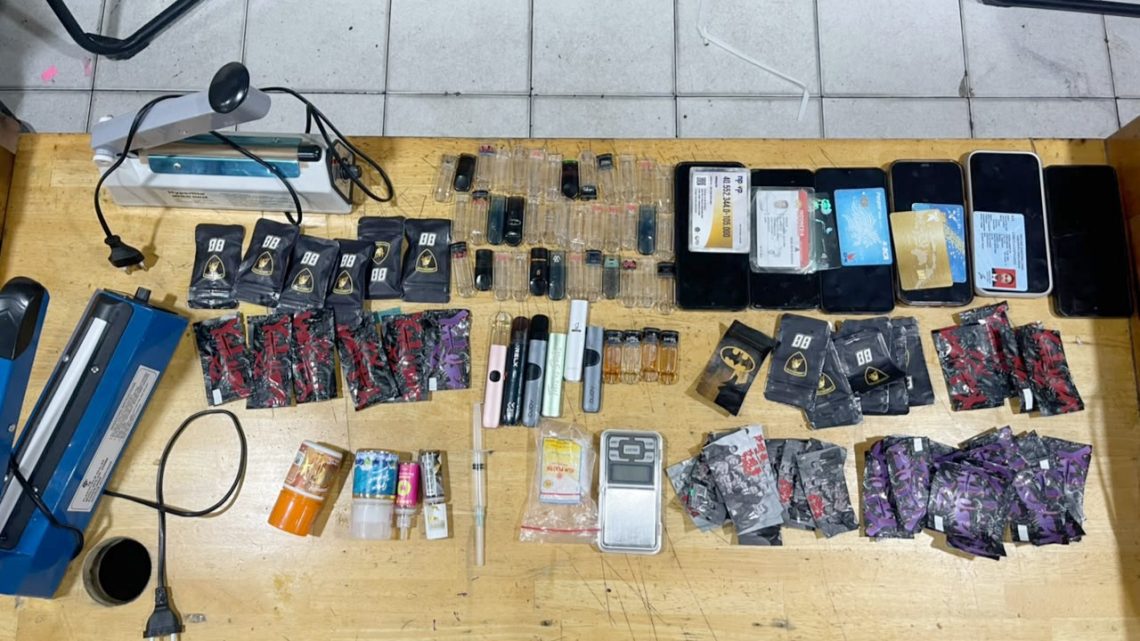Barang bukti narkotika jenis vape, atau lebih dikenal sebutan POD getar yang disita polisi. (Foto Ist)