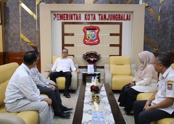 Plh Wali Kota Muhammad Fadly Abdina Terima Audiensi Kepala Cabang Bank Sumut Tanjung Balai