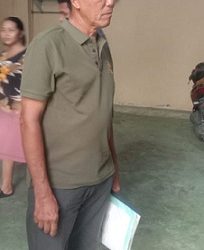 Suheri atau akrab disapa Acui saat ditemuin di Polres Tanjung Balai