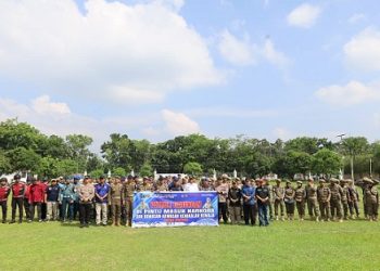Polres Tanjung Balai Hadiri Apel Patroli Gabungan Berantas Narkoba dan Geng Motor