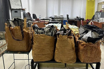 Direktorat Reserse Narkoba Polda Sumut berhasil menggagalkan upaya penyelundupan sabu seberat 113 kilogram, tapi pelaku gagal ditangkap. (Foto Ist)