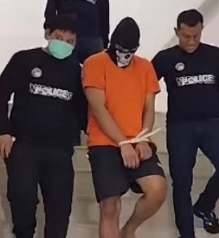 Pelaku kurir sabu seberat 113 kilogram yang ditangkap. (Foto Ist)